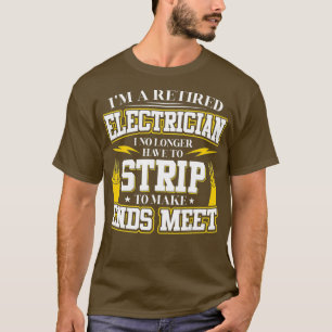 T-shirt Dans le Retired Electrician