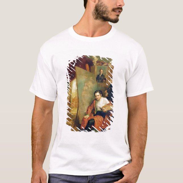 T-shirt Dans le studio du peintre, 1832 (Devant)