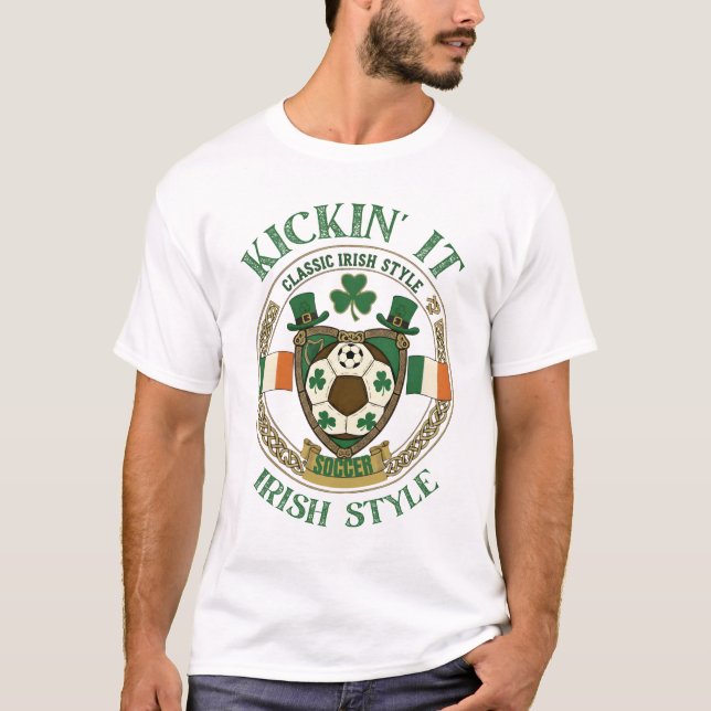 T-shirt Dans le style irlandais (Devant)