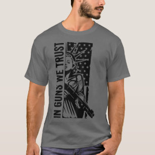T-shirt Dans les armes, nous faisons confiance à Liberty L