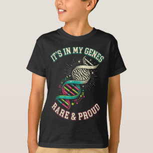 T-shirt Dans les gènes rare et fier zèbre adn guerrier sou