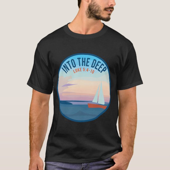 T-shirt Dans les profondeurs (Devant)