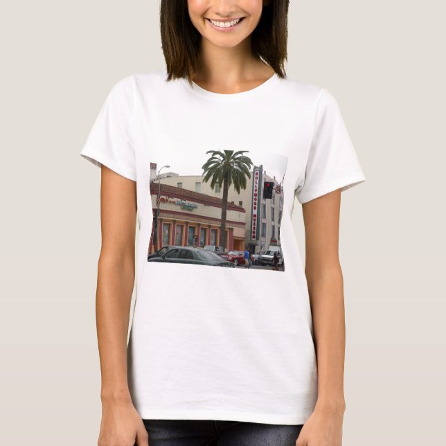 T-shirt Dans les rues d'Hollywood Boulevard (Devant)