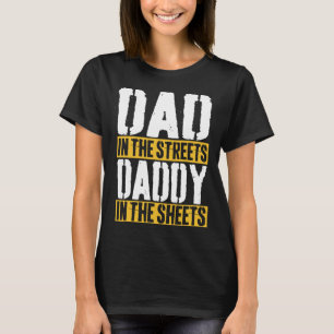 T-shirt Dans Les Rues Papa Dans Les Feuilles Père39s Jour 