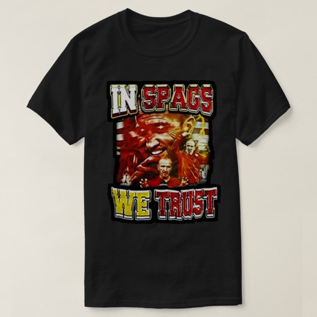 T-shirt dans les spags nous faisons confiance aux chemises (Design devant)
