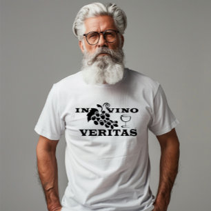 T-shirt Dans les veritas vino