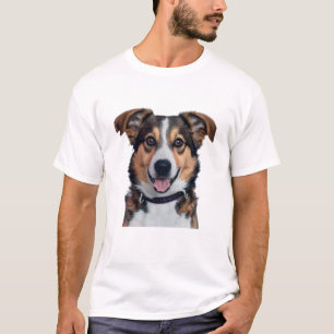 T-shirt Dans Les Yeux D'Un Amour Chien