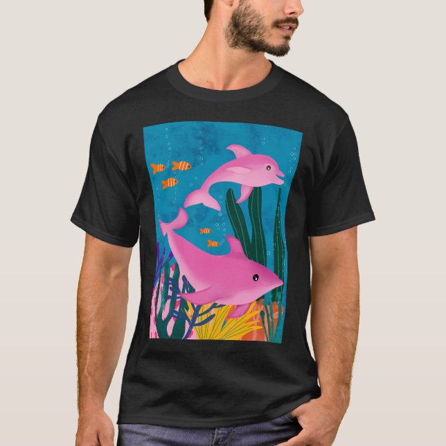 T-shirt dans l'océan (Devant)