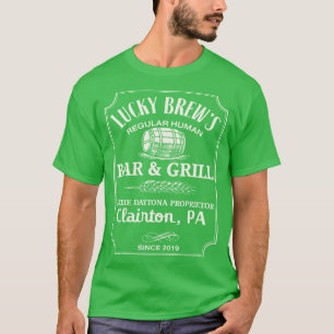 T-shirt Dans L'Ombre Lucky Brews Bar Et Grill