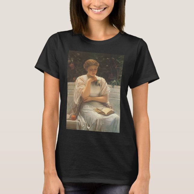 T-shirt Dans l'Orangerie par Charles Edward Perugini (Devant)