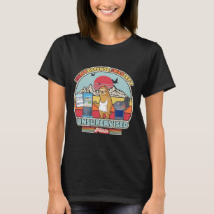 T-shirt Dans Ma Défense, J'Ai Été Laissé Sans Surveillance