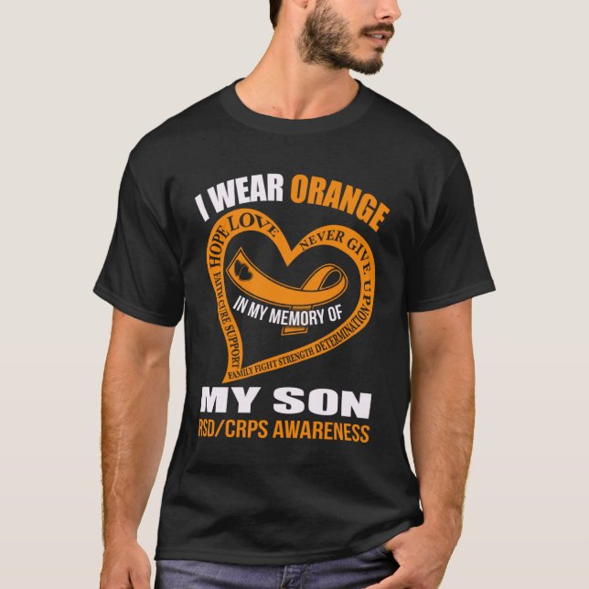 T-shirt Dans ma mémoire de mon fils RSDCRPS SENSIBILISATIO (Devant)