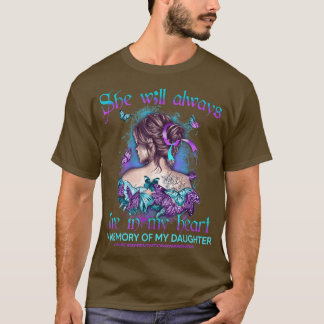 T-shirt Dans Memory Of My Daughter Suicide Prevention