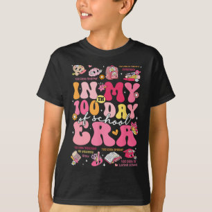 T-shirt Dans Mes 100 Jours De L'Ère Scolaire Super Retro S