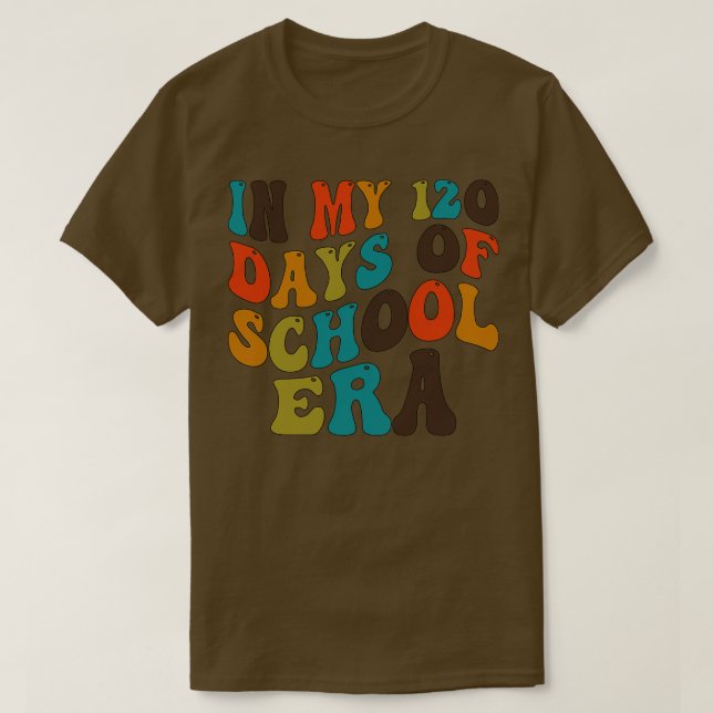 T-shirt Dans mes 120 jours d'école (Design devant)