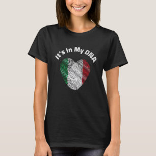 T-shirt Dans Mon ADN Patrimoine Italien