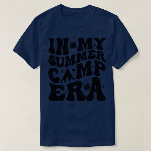 T-shirt Dans Mon Camp Été Époque 2 (Design devant)