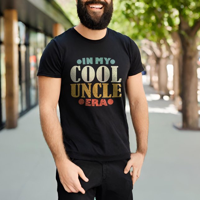 T-shirt Dans Mon Cool Oncle Era Retro Fête des pères Vinta (Créateur téléchargé)