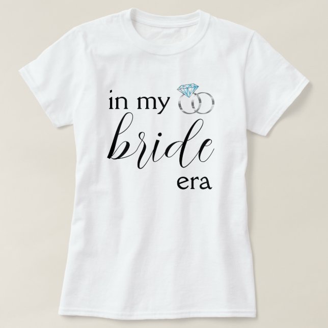 T-shirt Dans Mon Époque De Mariée Mariage Bachelorette Arg (Design devant)
