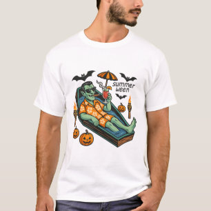 T-shirt Dans mon époque Summerween Vibes drôle de tenue de