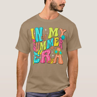 T-shirt Dans mon ère estivale Vacances d'été Plage Famille