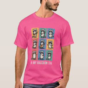 T-shirt Dans Mon Ère Feral Raccoon Ewesome Cringe mème drô