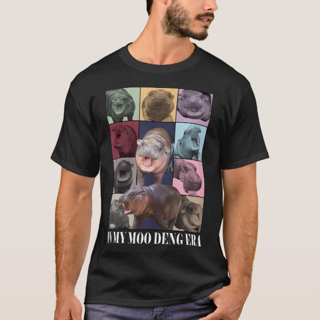 T-shirt Dans Mon ère Moo Deng Moo Deng Lover (Devant)