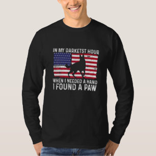 T-shirt Dans mon heure la plus sombre, j'ai tendu la main,