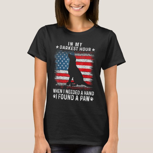 T-shirt Dans Mon Heure La Plus Sombre Quand J'Avais Besoin (Devant)