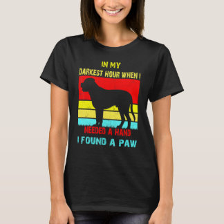 T-shirt Dans Mon Heure Les Plus Sombres Quand J'ai Besoin 
