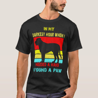 T-shirt Dans Mon Heure Les Plus Sombres Quand J'ai Besoin 