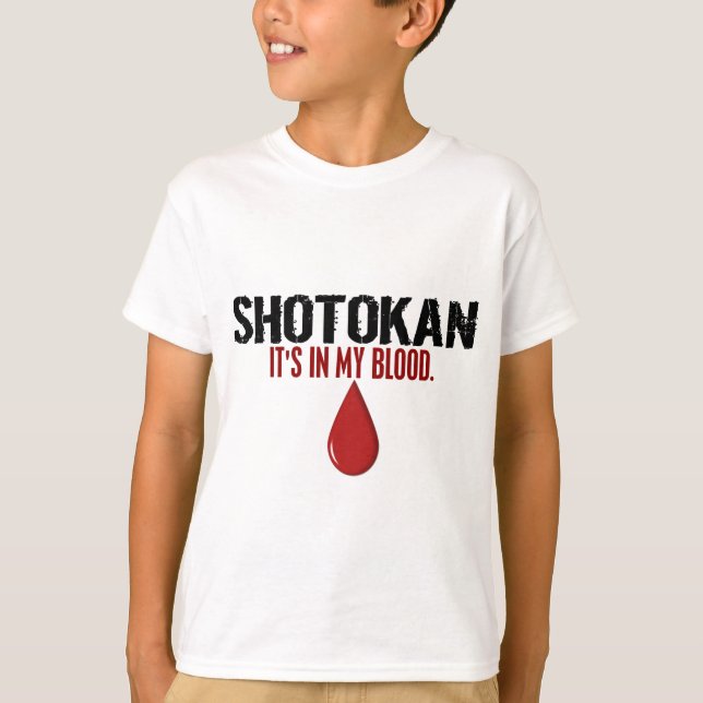 T-shirt Dans Mon Sang SHOTOKAN (Devant)
