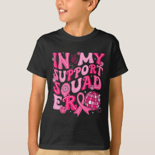 T-shirt Dans Mon Soutien L'Ère De Squad Super Cancer Du Se