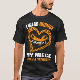 T-shirt Dans Mon Souvenir De Ma Sensibilisation À La Leucé