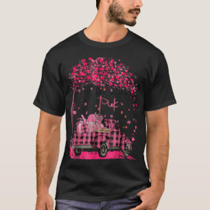 T-shirt Dans October We Wear Pink Truck