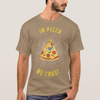 T-shirt Dans Pizza Nous Croûtons Cool Italien Nourriture L