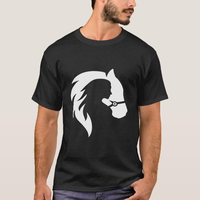 T-shirt Dans un cheval de mission (Devant)