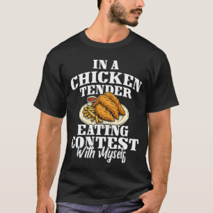 T-shirt dans un concours de consommation de tenders de pou