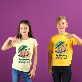 T-shirt Dans un état d'esprit estival