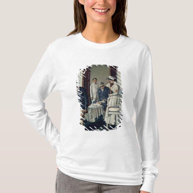 T-shirt Dans un hôpital militaire (Devant)