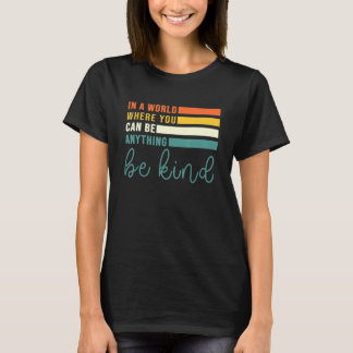 T-shirt Dans Un Monde Où L'On Peut S'Entendre Retro Vi