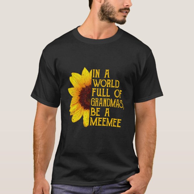 T-shirt Dans Un Monde Plein De Mamans Soyez Un Meemee Appa (Devant)