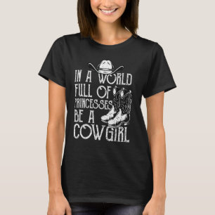 T-shirt Dans Un Monde Plein De Princesses Soyez Une Femme