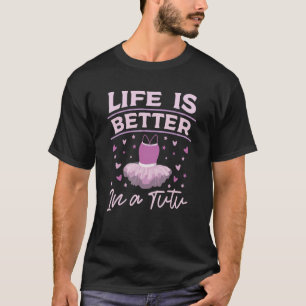 T-shirt Dans Un Tutu Ballerina Ballet Professeur Danse