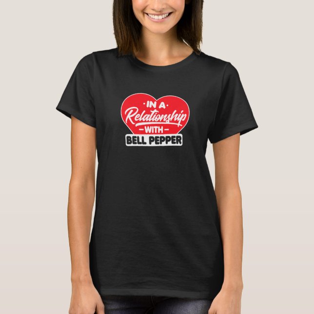 T-shirt Dans Une Relation Avec Bell Peppers Bell Pepper (Devant)