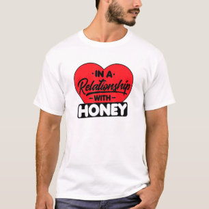 T-shirt Dans Une Relation Avec Le Miel