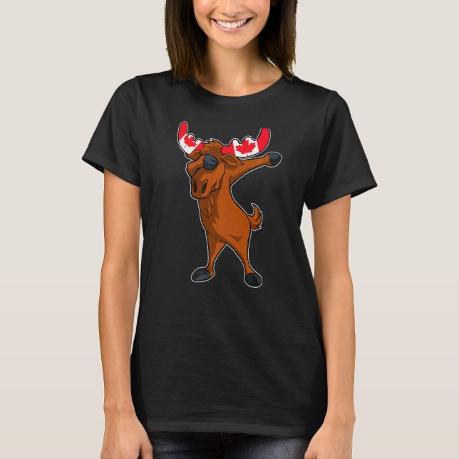 T-shirt Dansa Dose Maple Leaf Drapeau canadien Da (Devant)