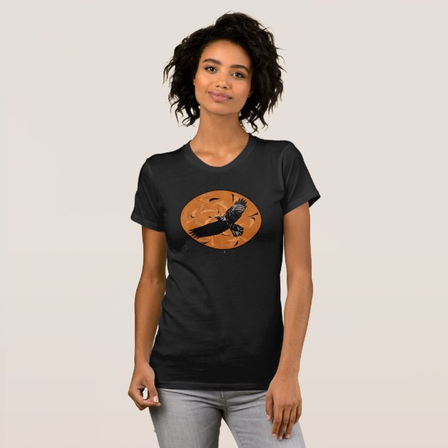 T-shirt "Dansant la pièce en t des femmes dans vortex" (Devant entier)