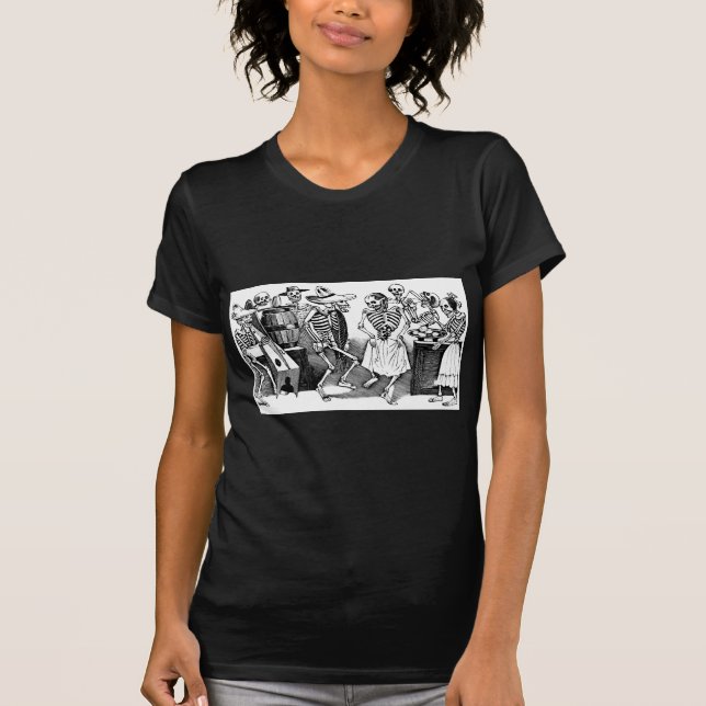 T-shirt "Dansant le Jarabe dans l'autre monde " (Devant)