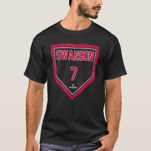T-shirt Dansby Swanson Accueil Plaque Gameday Dansby Swans